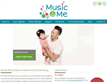 Tablet Screenshot of musicandmellc.com